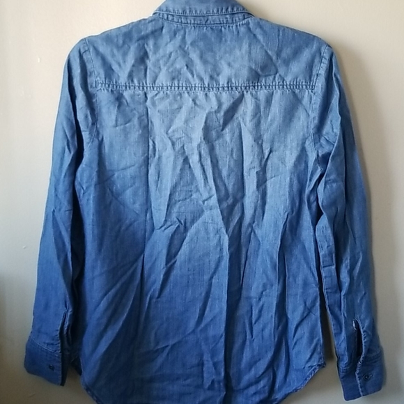 Denim long sleeved top - Picture 3 of 8